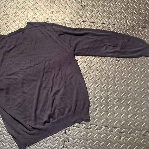 JCrew V Neck Navy Sweater. Size Large - Picture 6 of 6